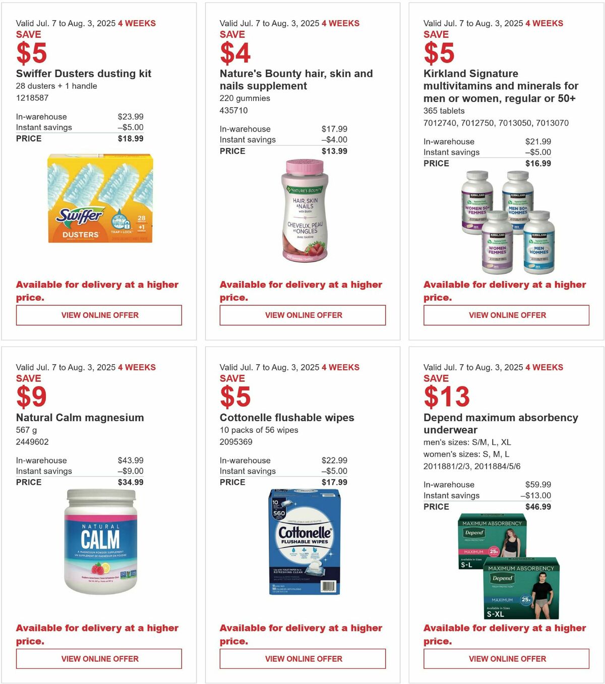 Costco Flyer from July 7