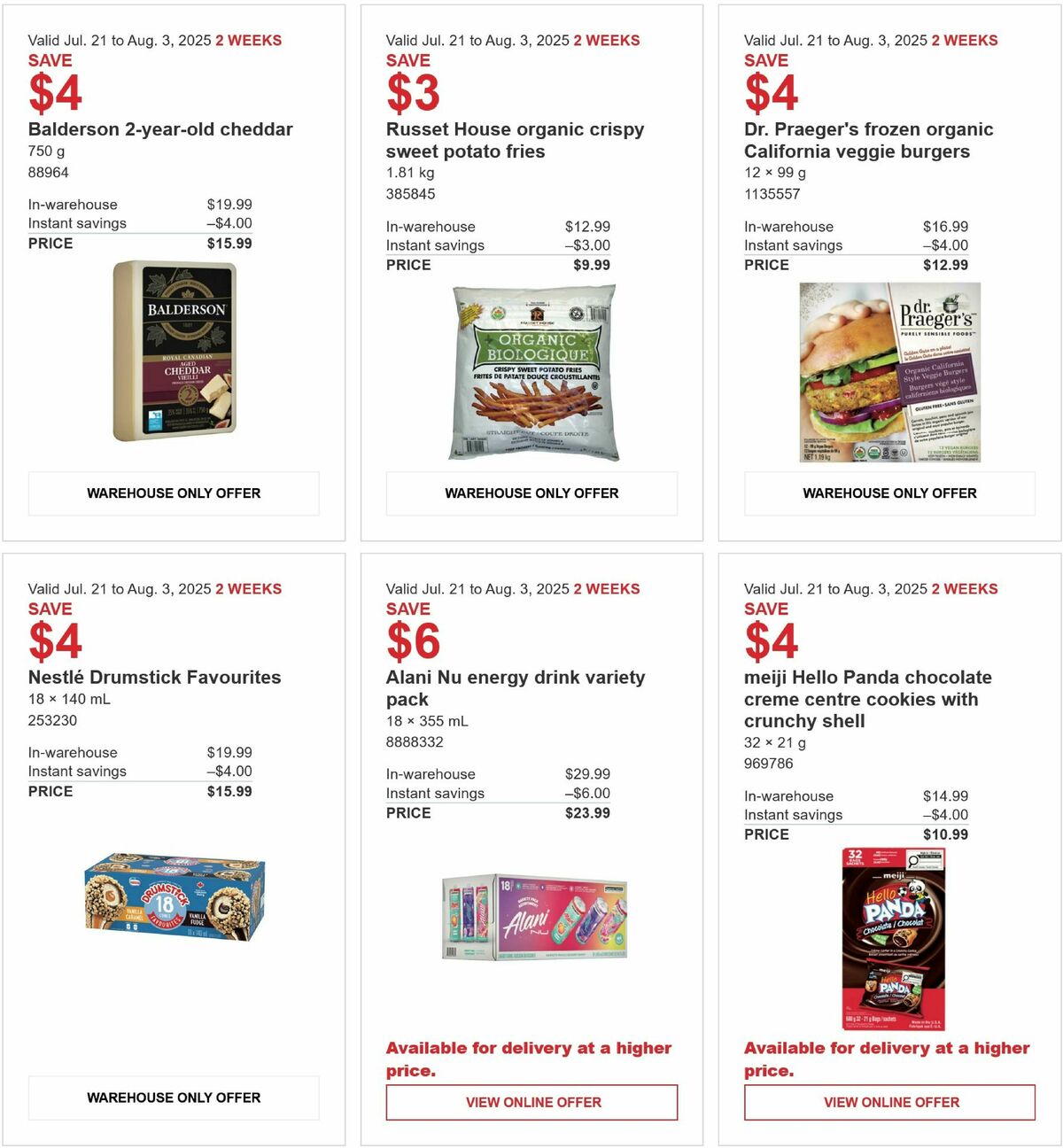 Costco Flyer from July 7