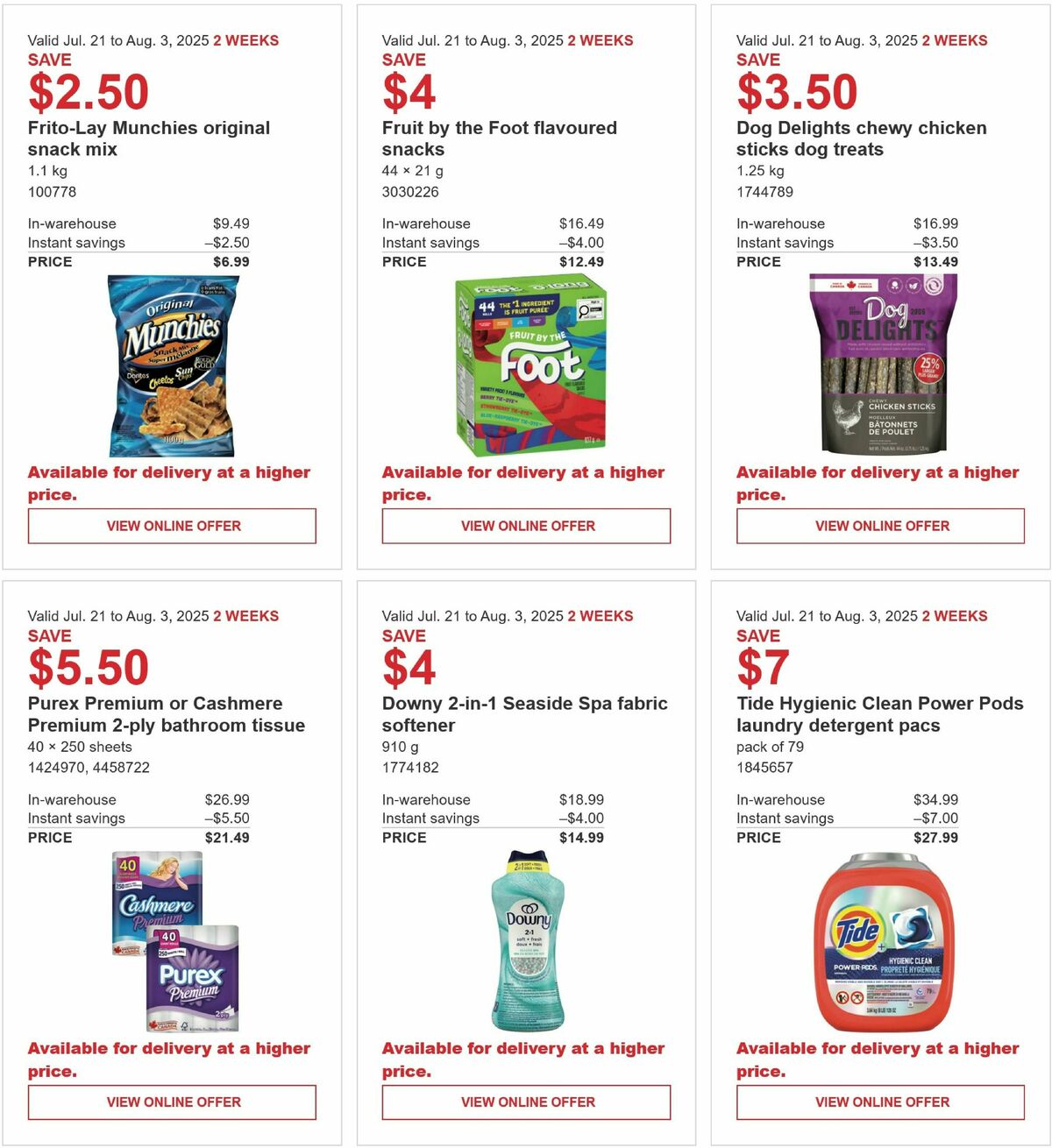 Costco Flyer from July 7