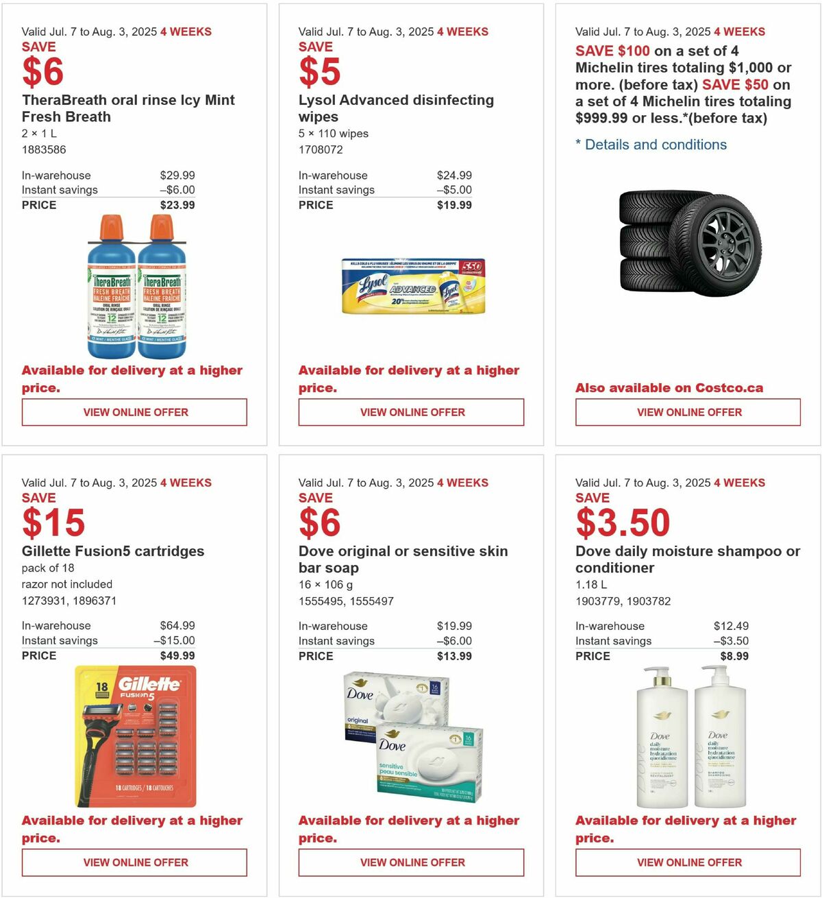 Costco Flyer from July 7