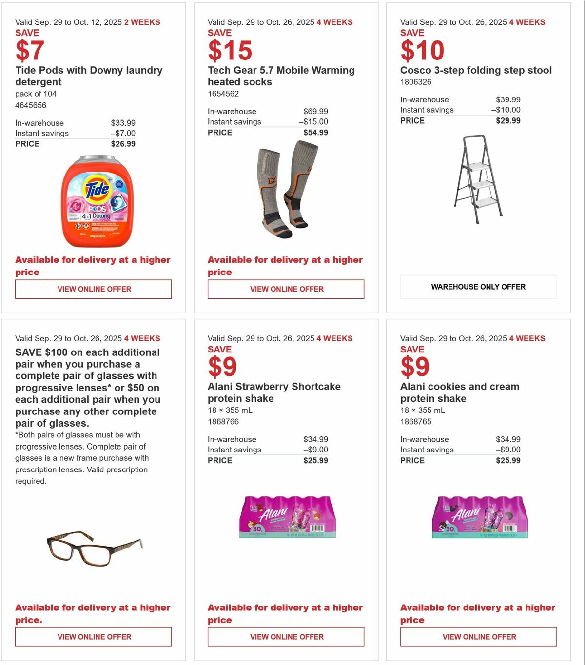 Costco Flyer from September 29