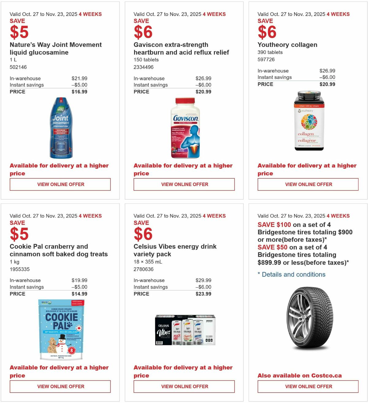 Costco Flyer from October 27