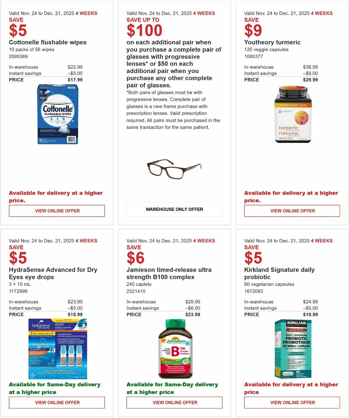 Costco Flyer from November 24