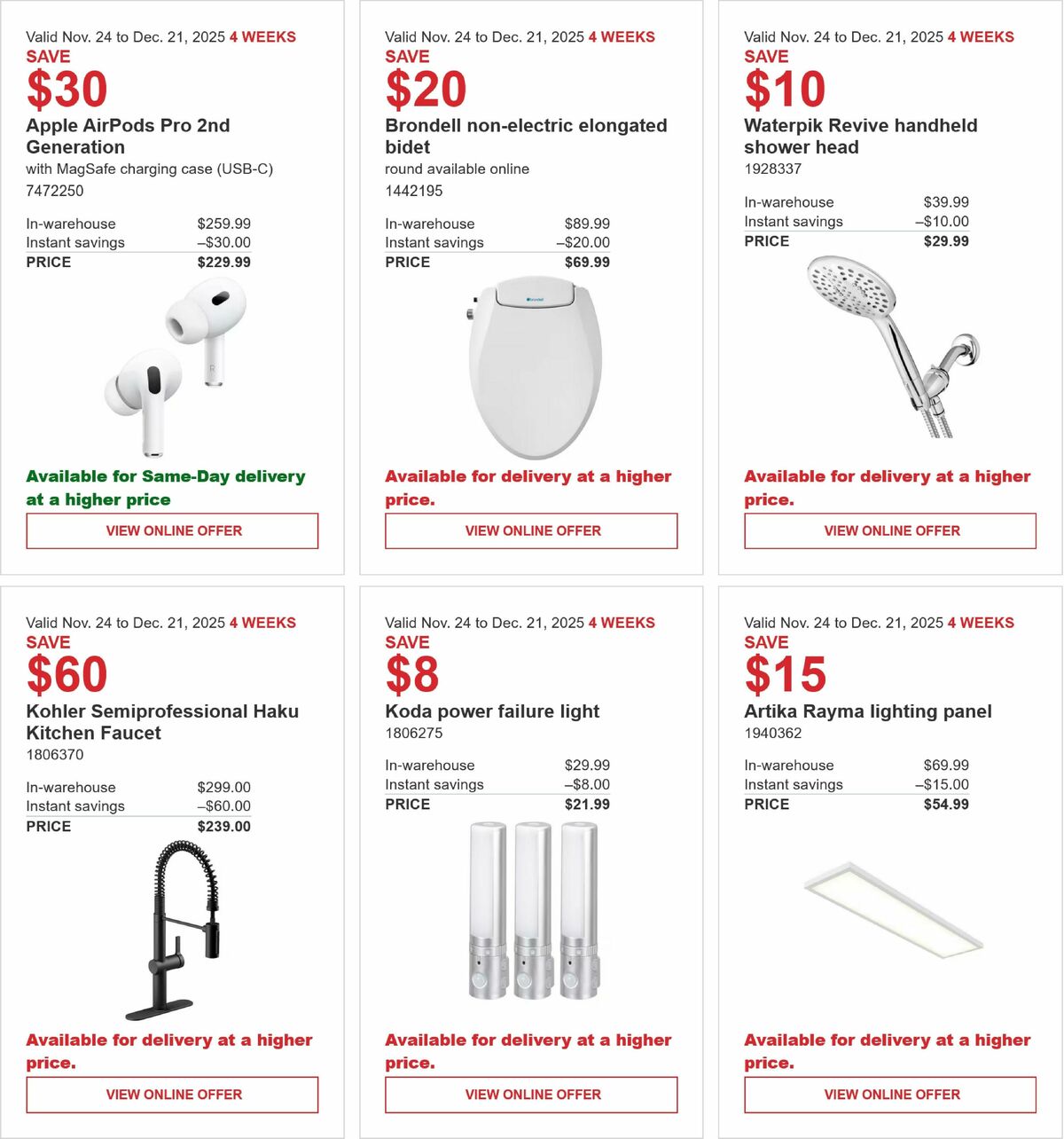 Costco Flyer from November 24