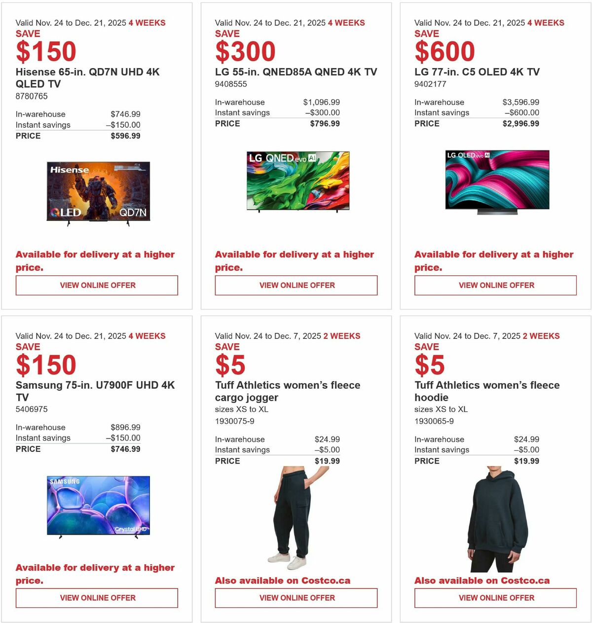 Costco Flyer from November 24