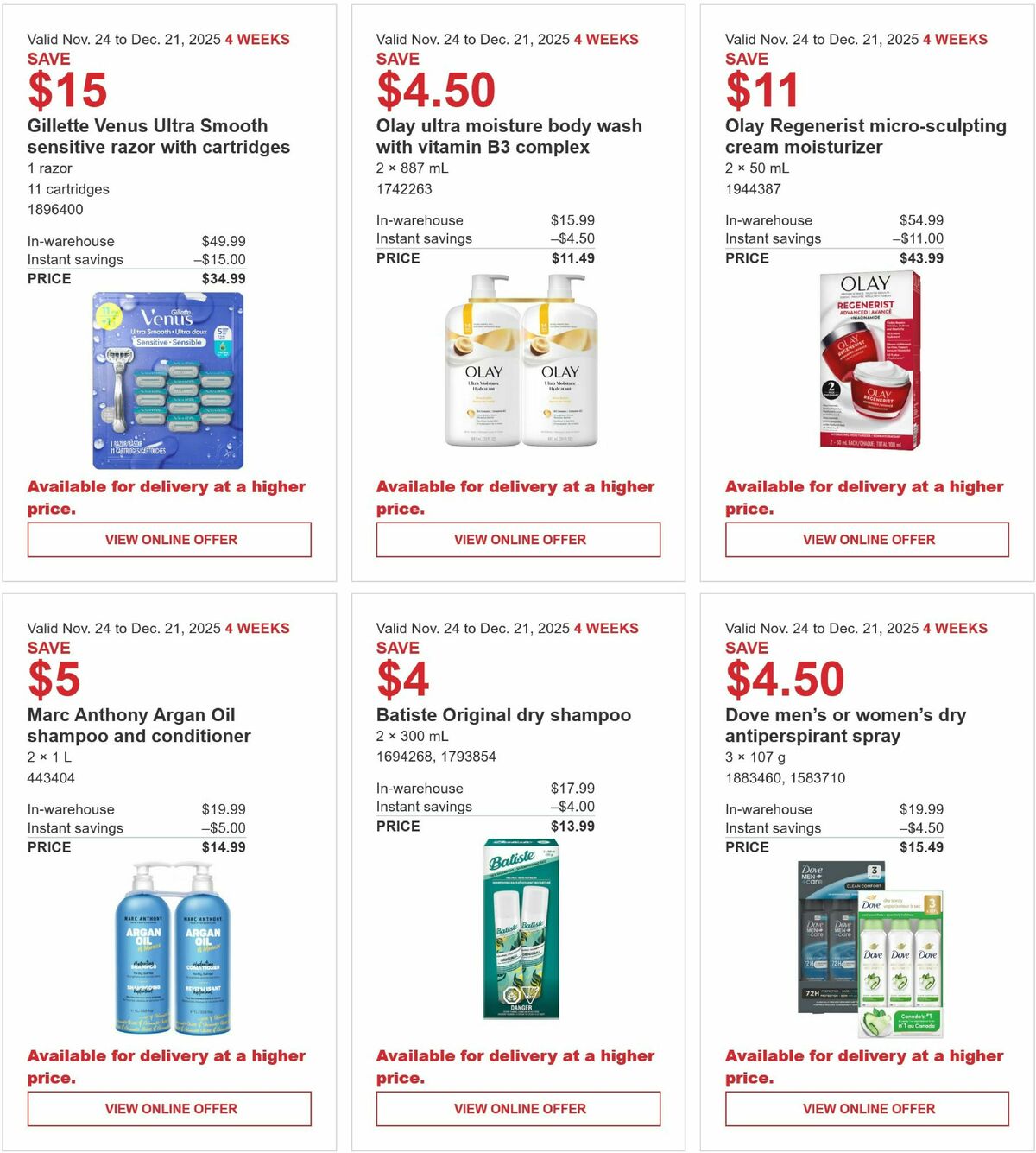 Costco Flyer from November 24