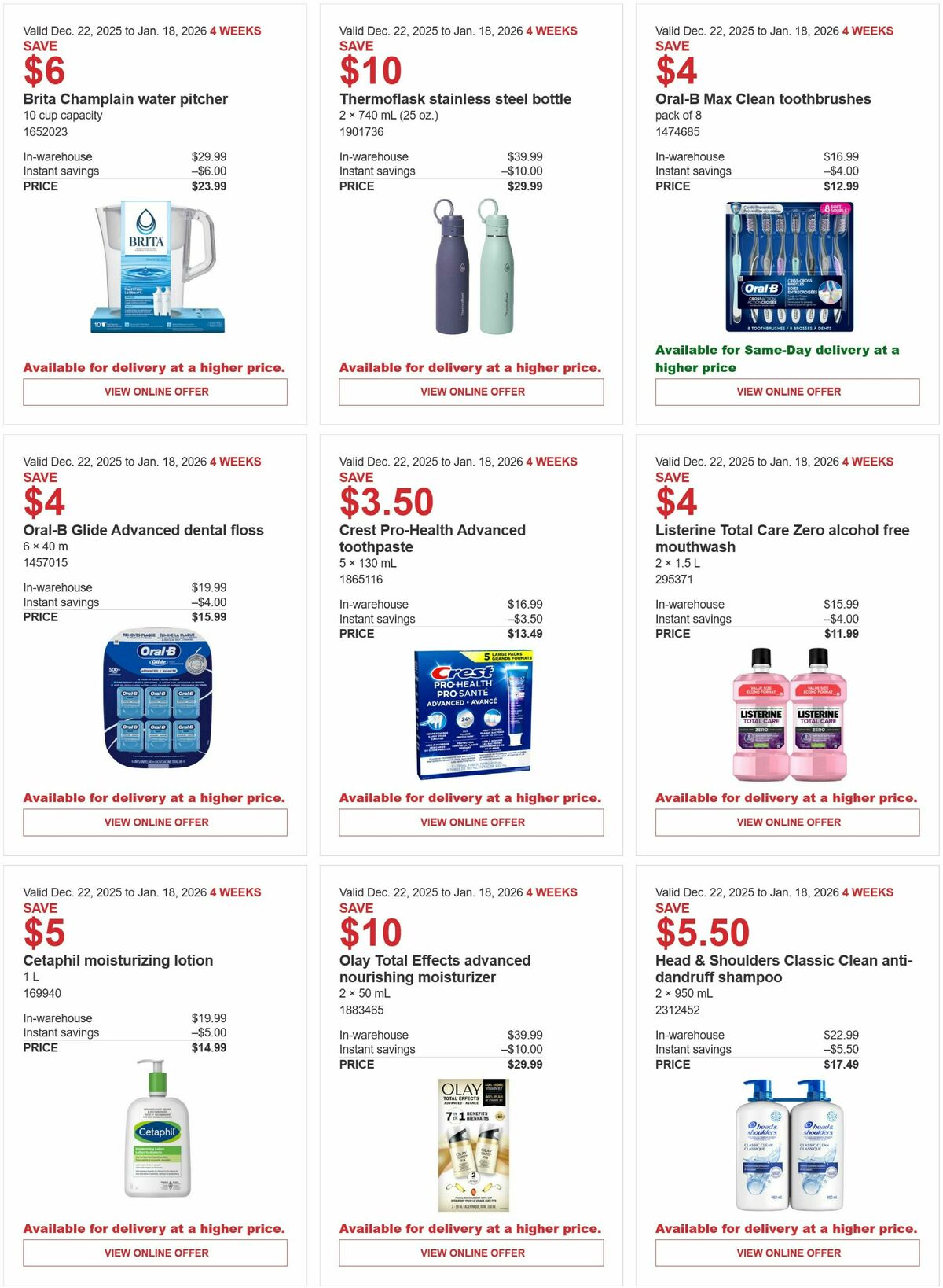 Costco Flyer from December 22