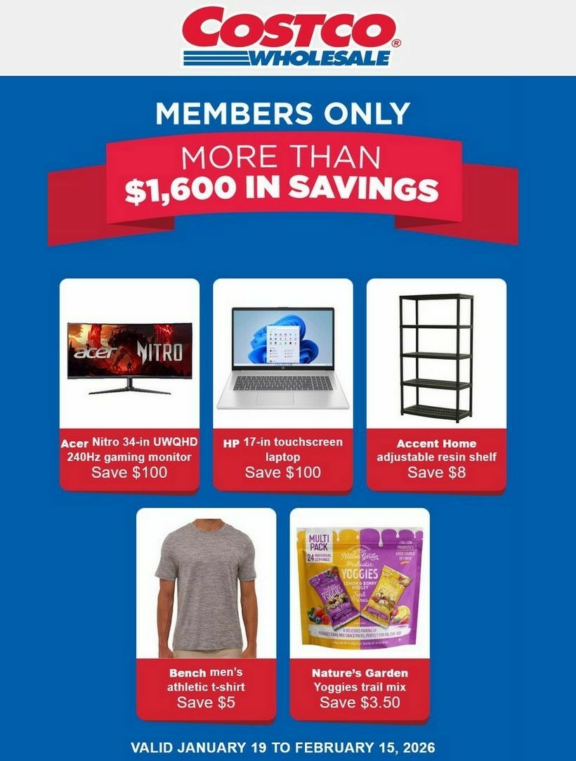 Costco Flyer from January 19