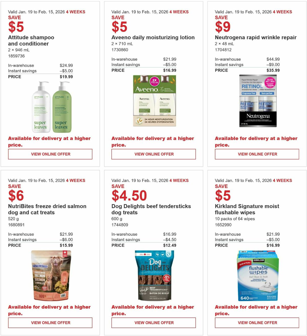 Costco Flyer from January 19