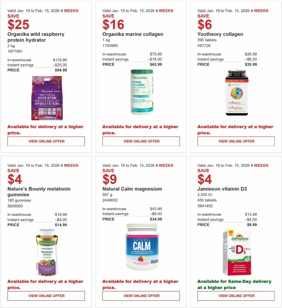 Costco Flyer from January 19