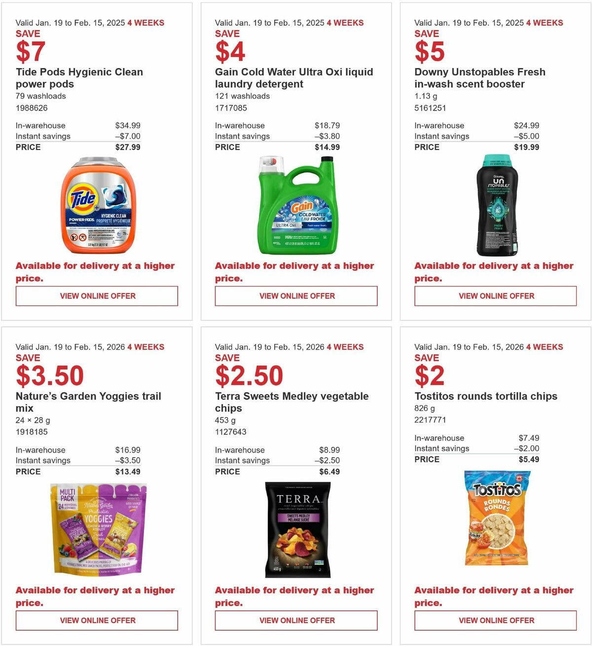 Costco Flyer from January 19