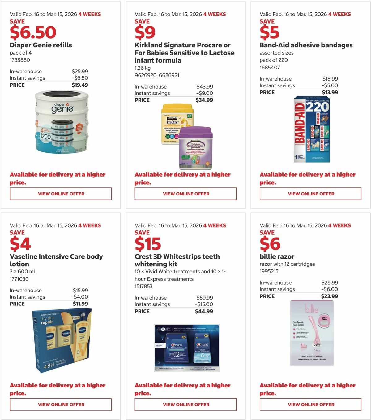 Costco Flyer from February 16