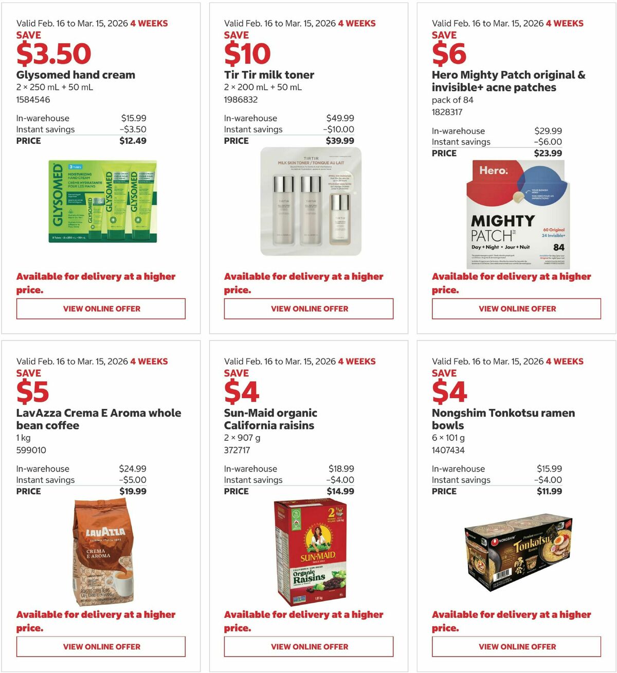 Costco Flyer from February 16