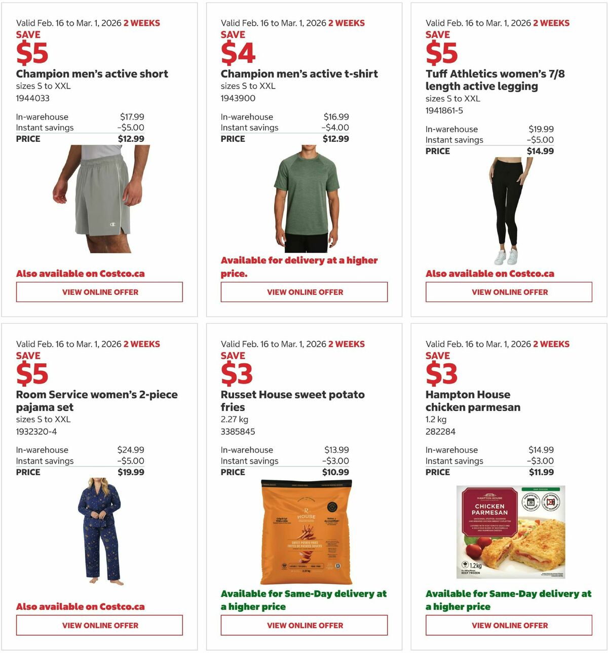 Costco Flyer from February 16