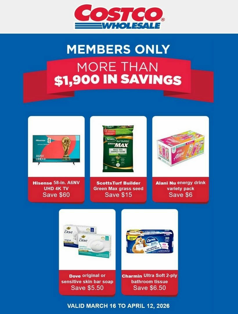 Costco Flyer from March 16