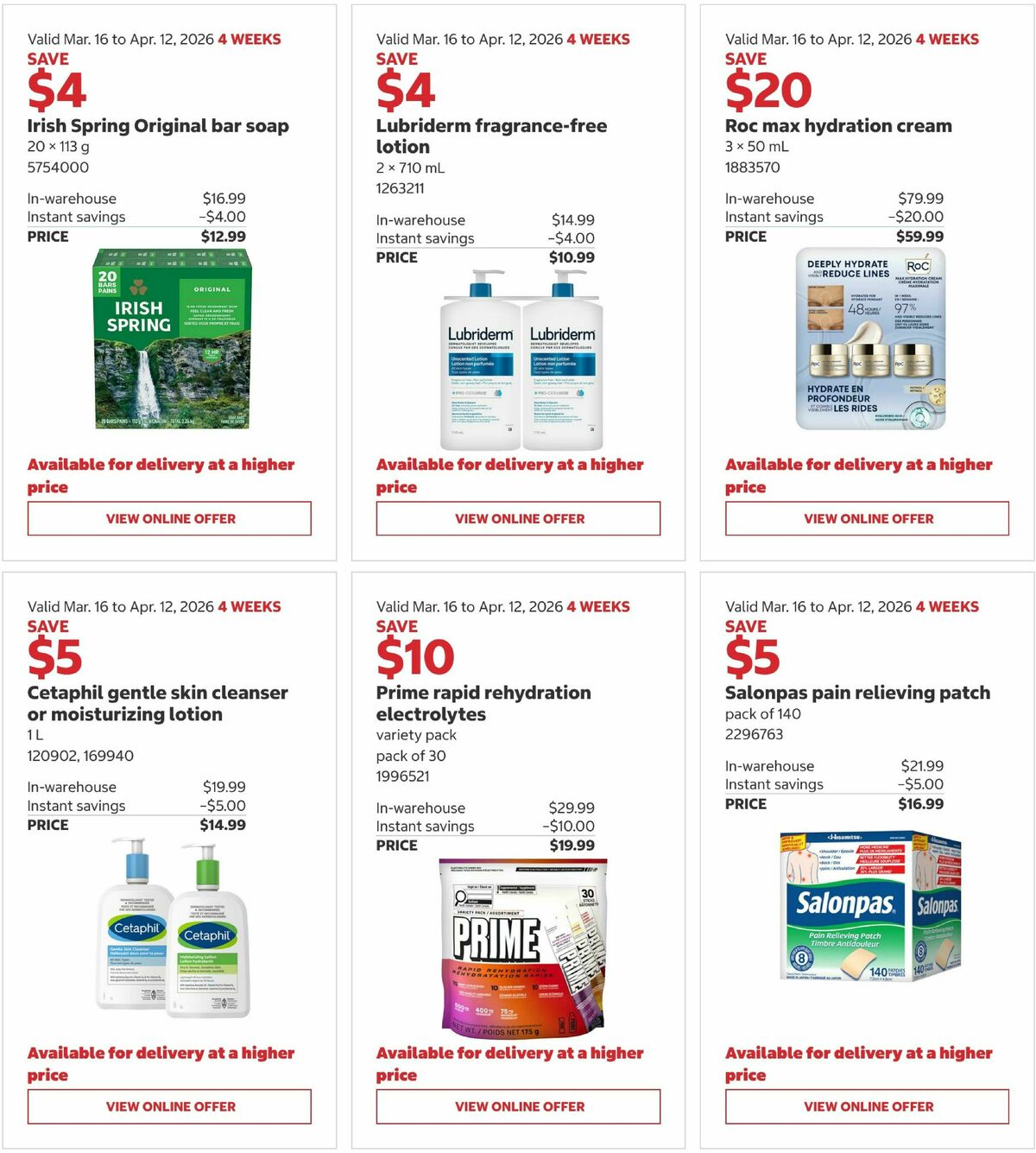 Costco Flyer from March 16