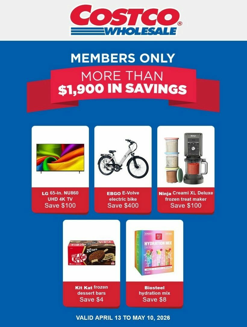 Costco Flyer from April 13