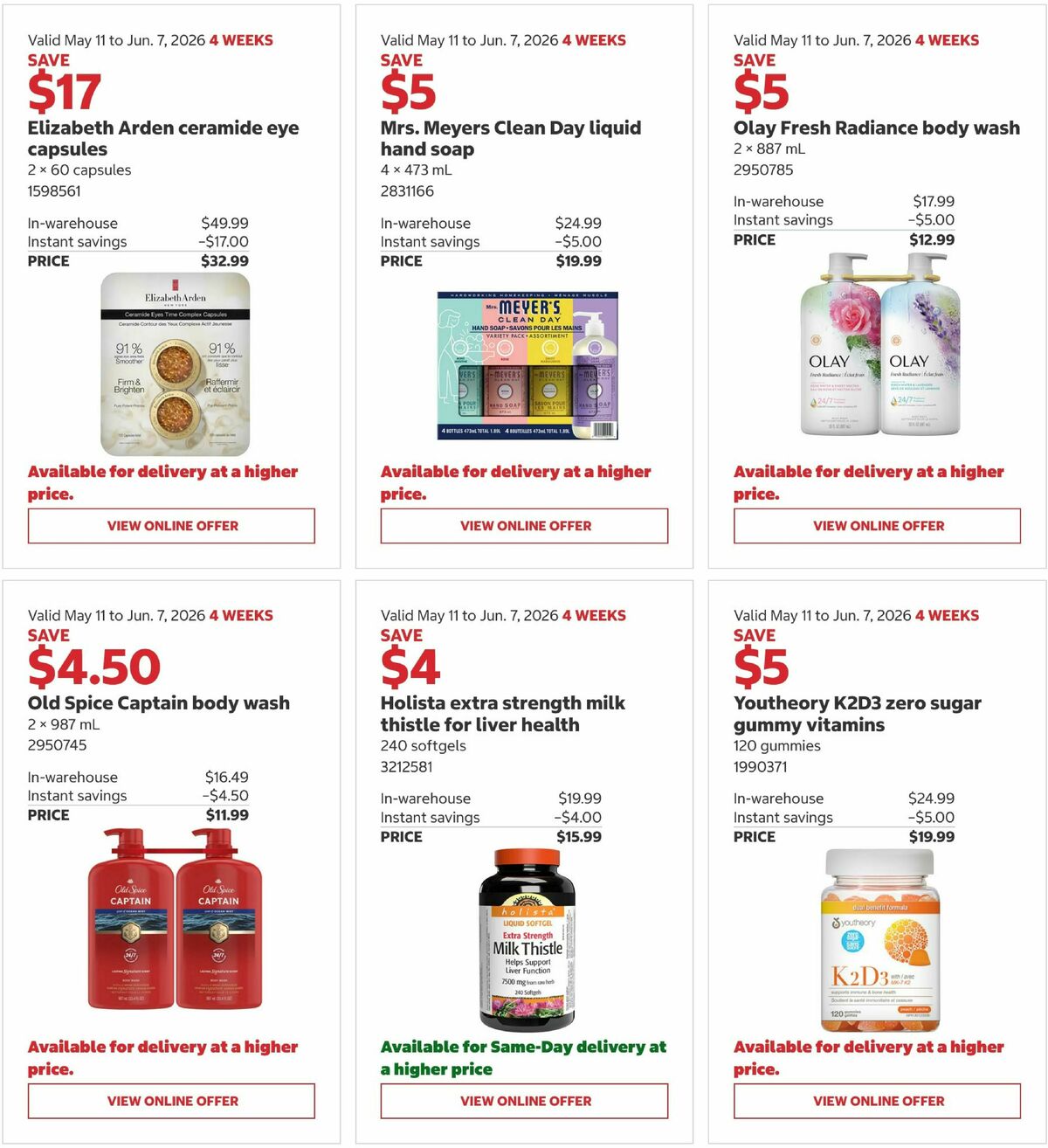 Costco Flyer from May 11