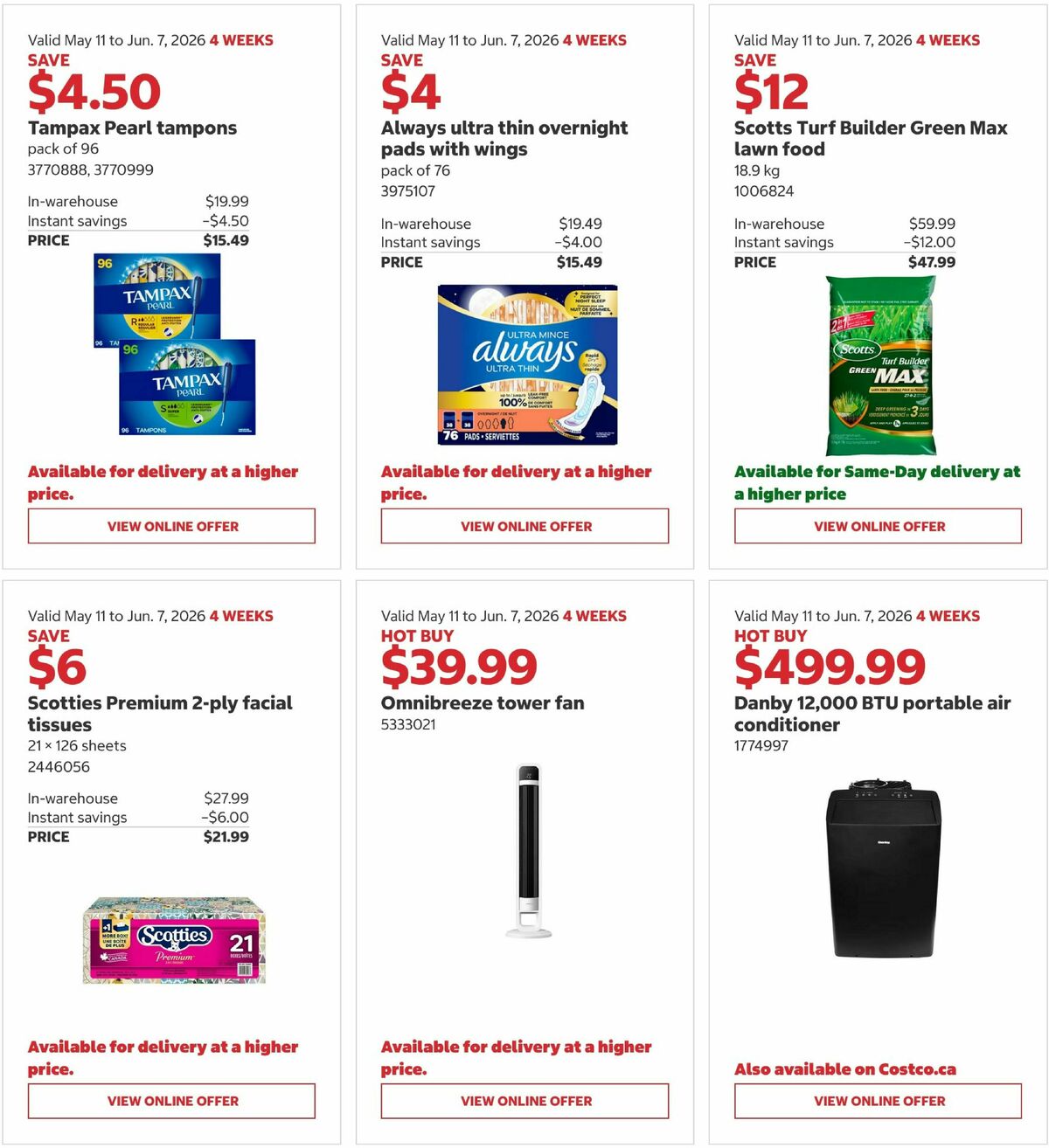 Costco Flyer from May 11