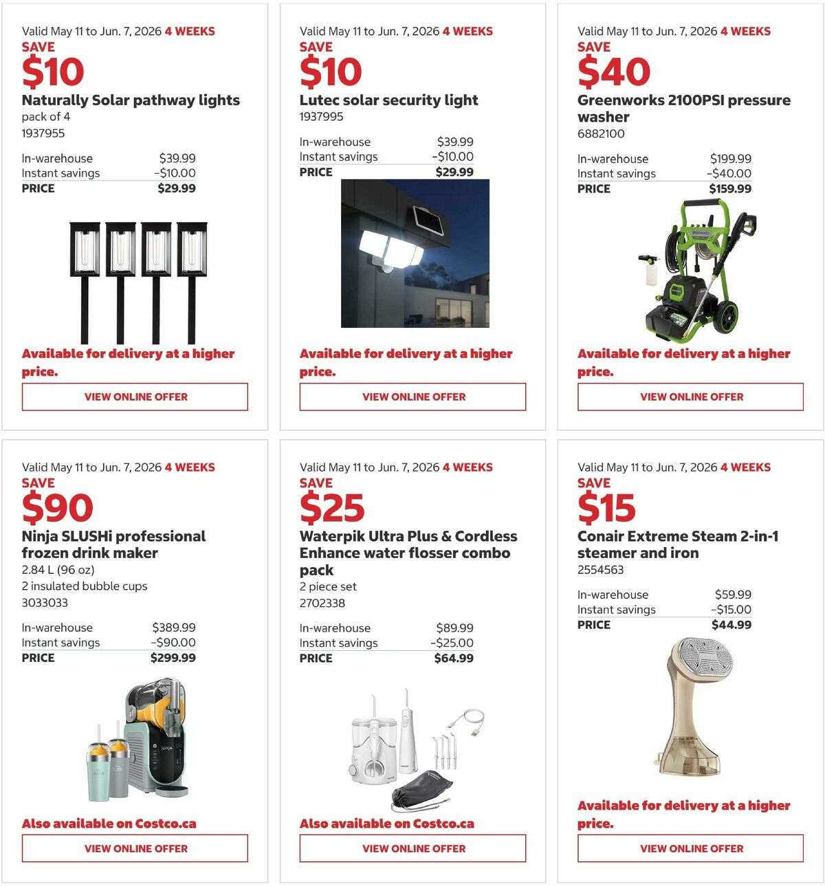 Costco Flyer from May 11