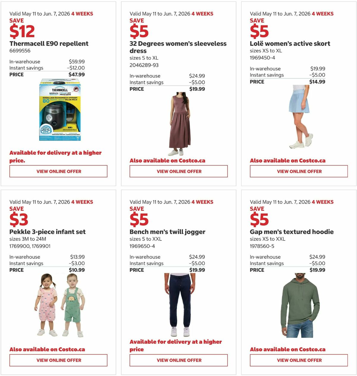 Costco Flyer from May 11