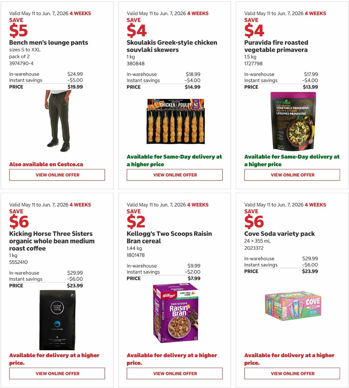 Costco Flyer from May 11
