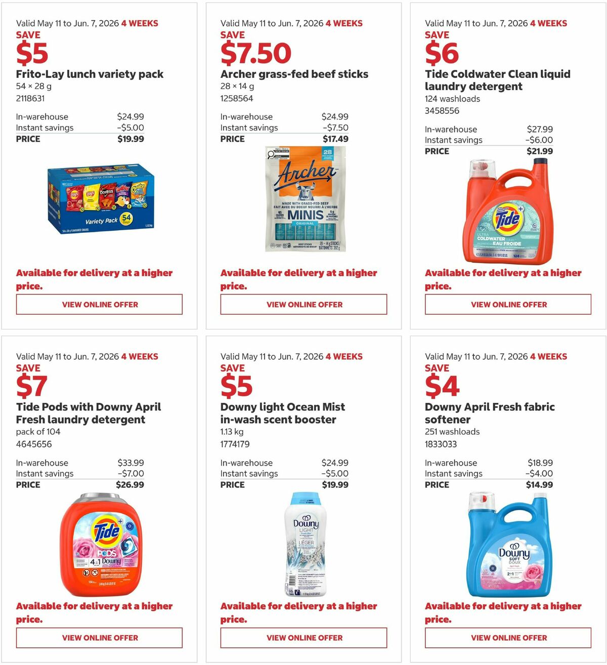 Costco Flyer from May 11