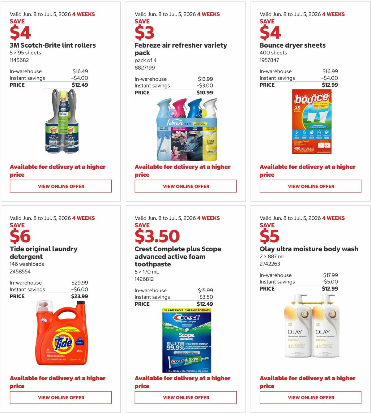 Costco Flyer from June 8