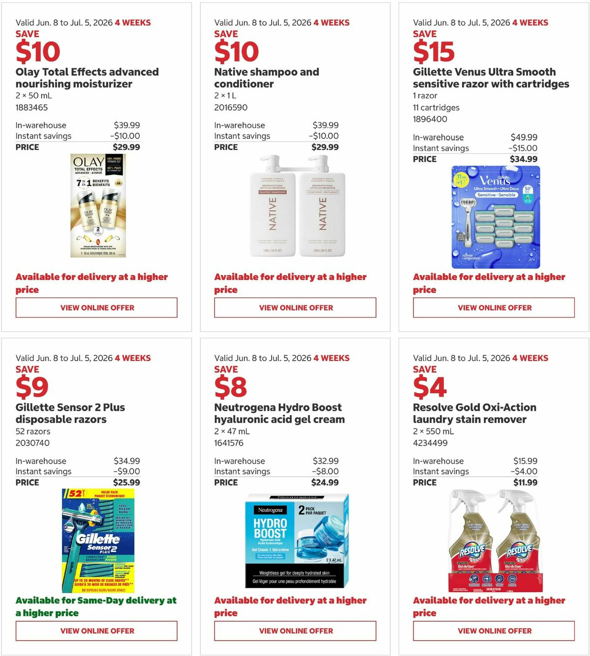 Costco Flyer from June 8