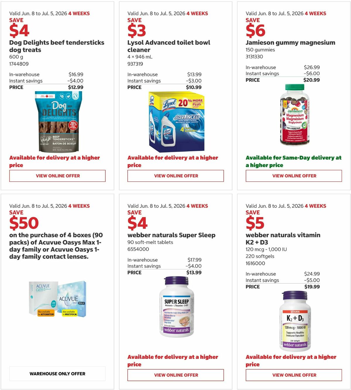 Costco Flyer from June 8