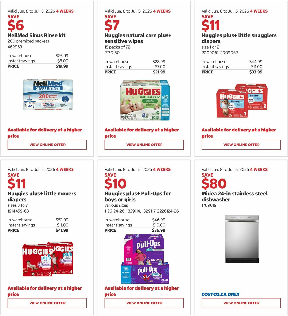 Costco Flyer from June 8