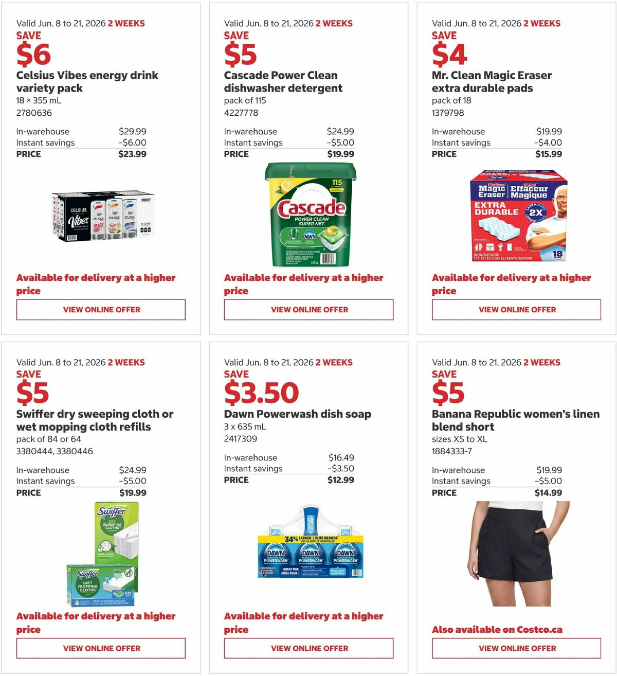 Costco Flyer from June 8