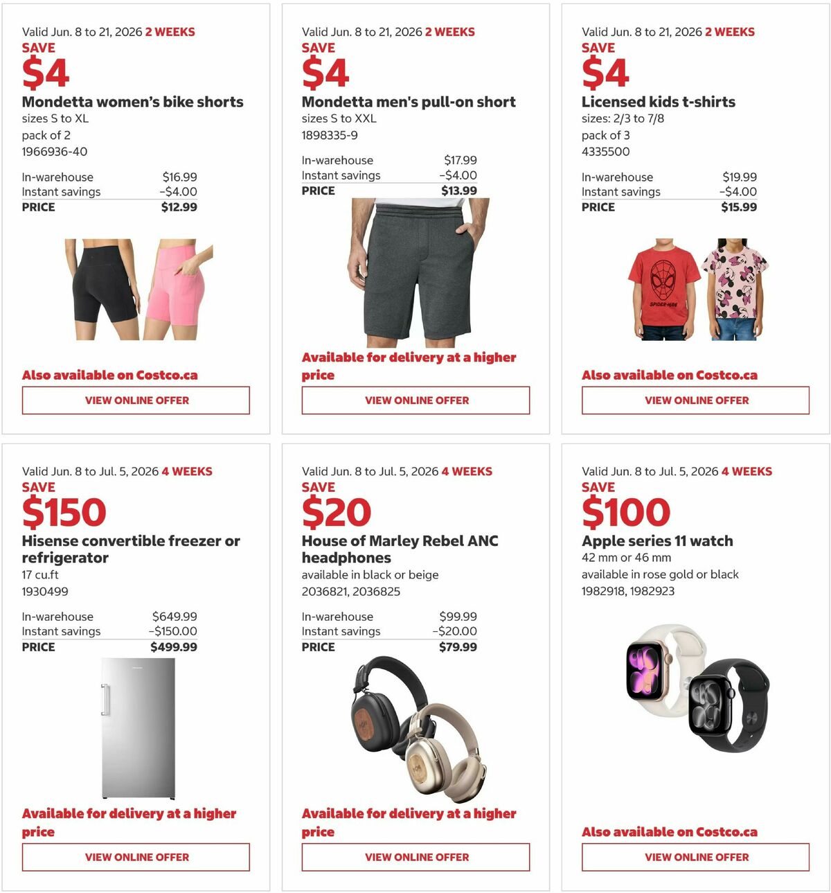 Costco Flyer from June 8
