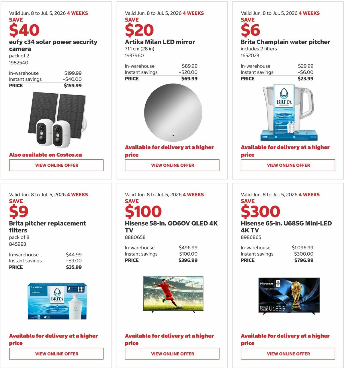 Costco Flyer from June 8