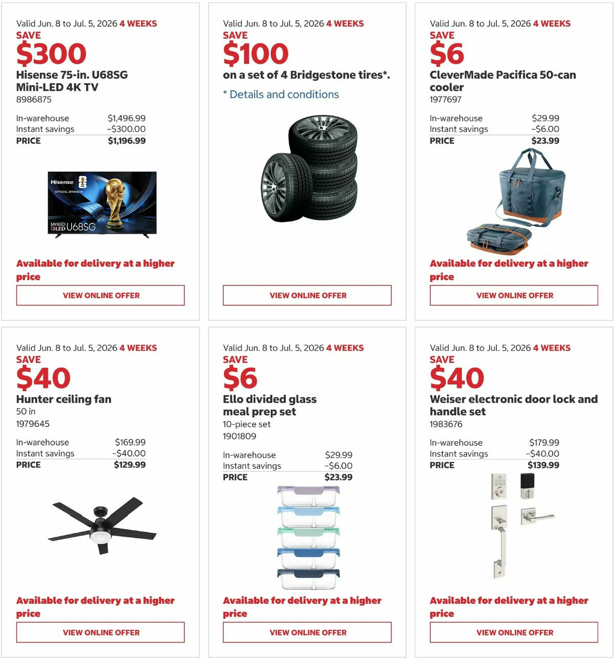Costco Flyer from June 8