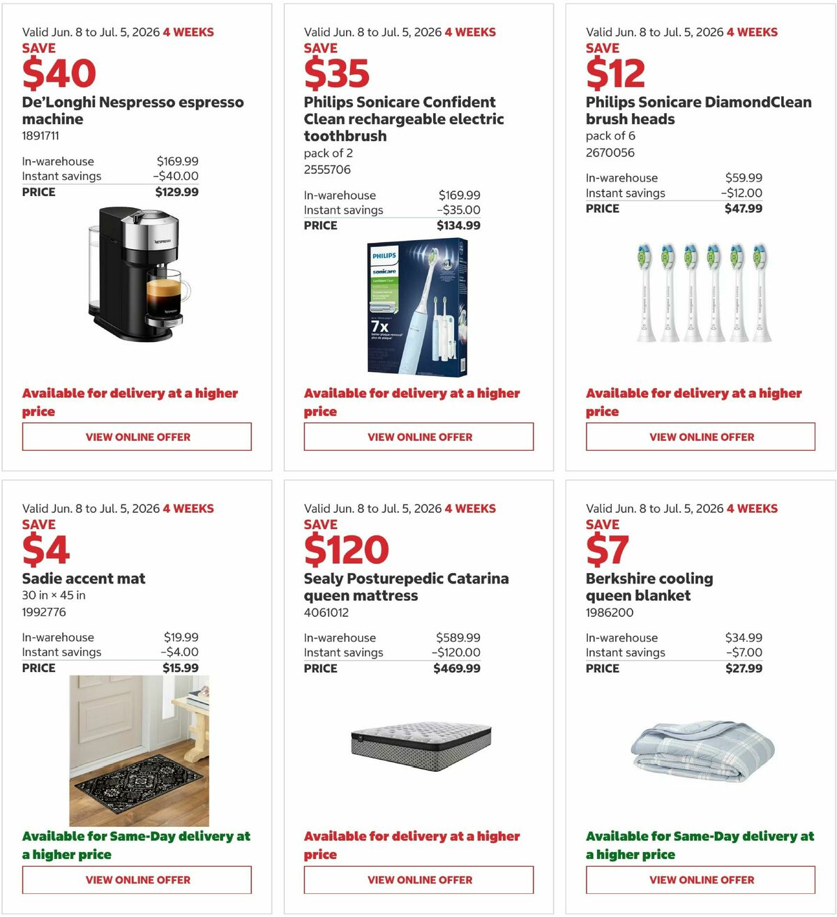Costco Flyer from June 8