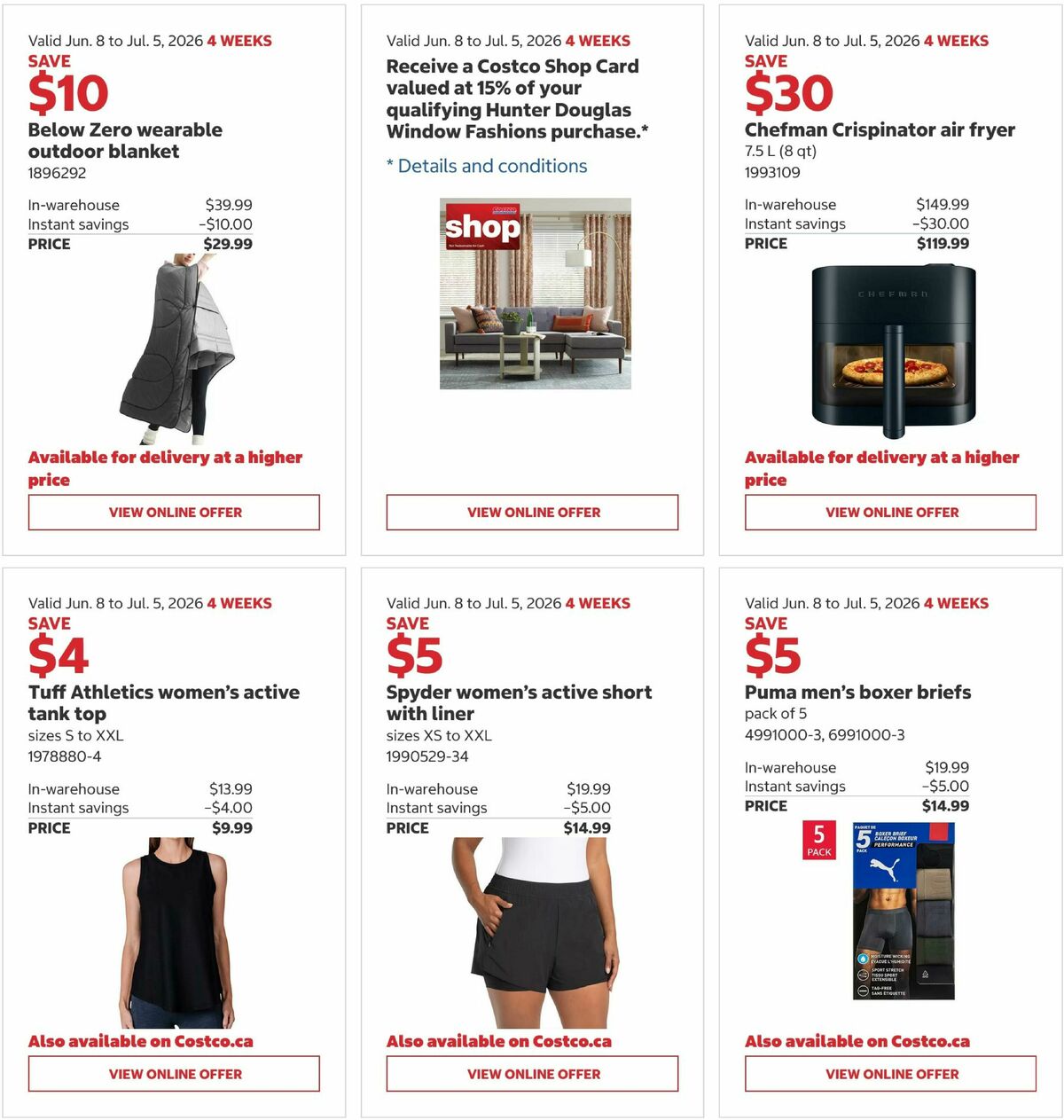 Costco Flyer from June 8