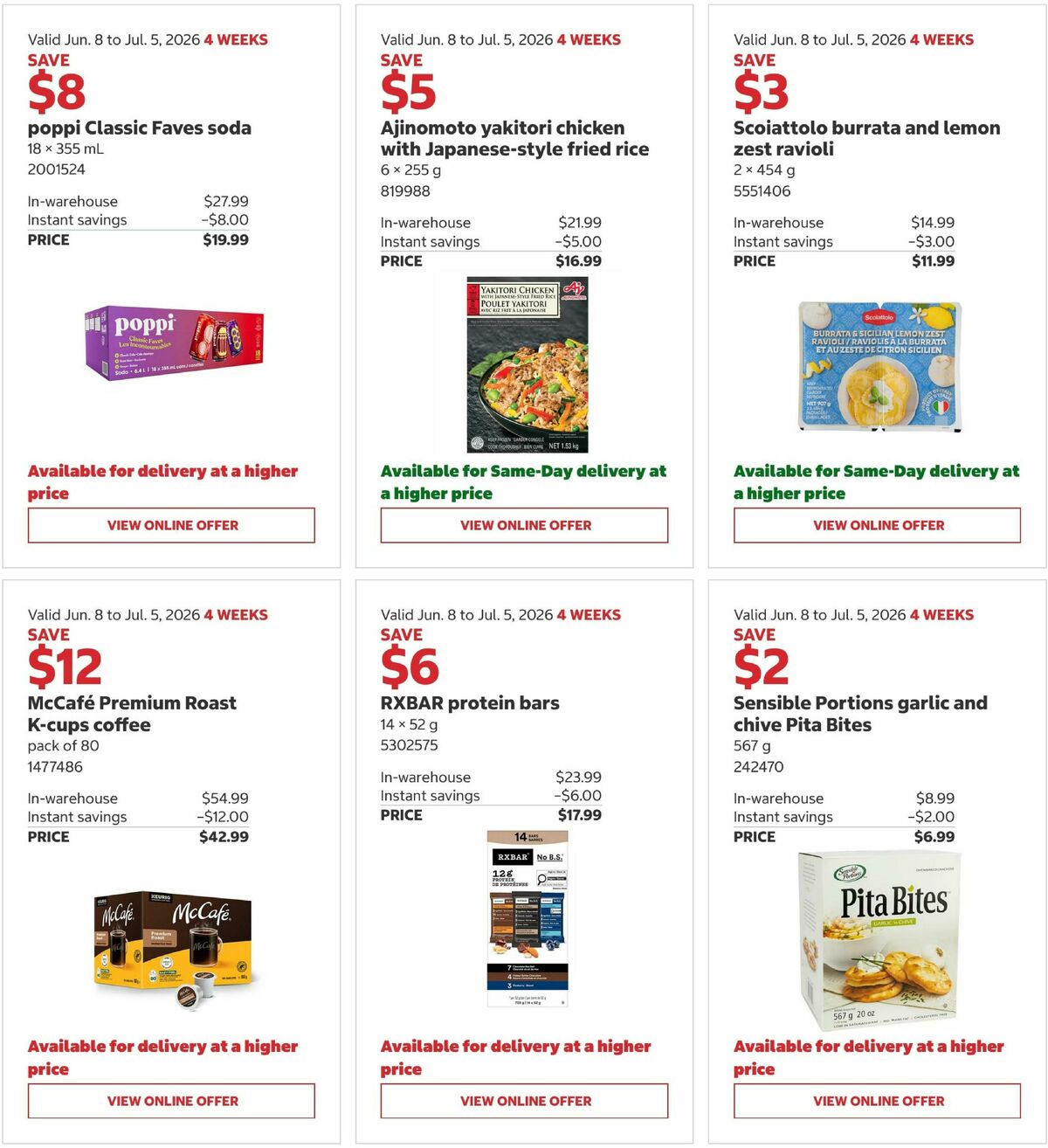Costco Flyer from June 8