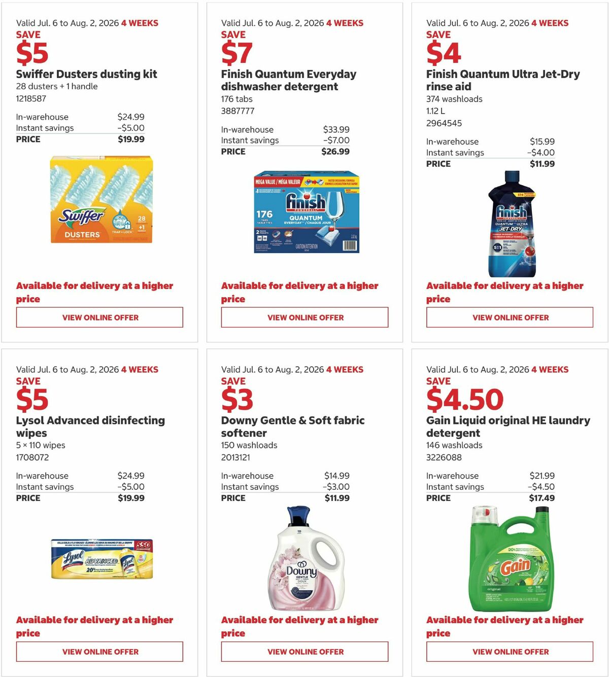 Costco Flyer from July 6