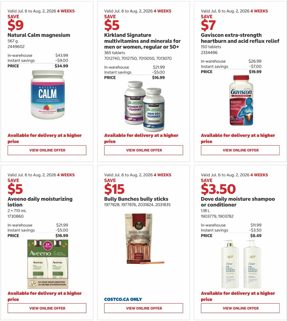 Costco Flyer from July 6