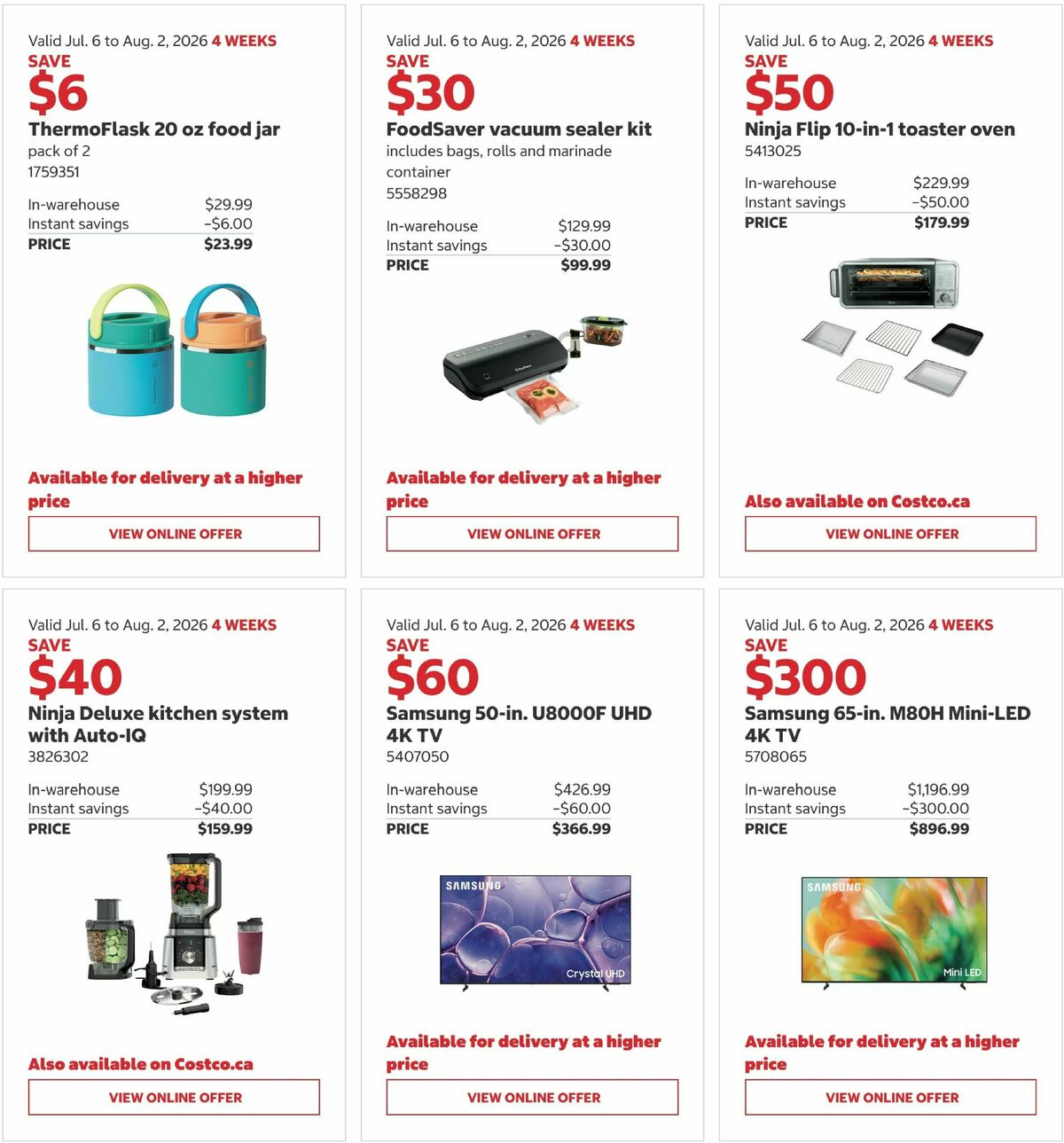 Costco Flyer from July 6