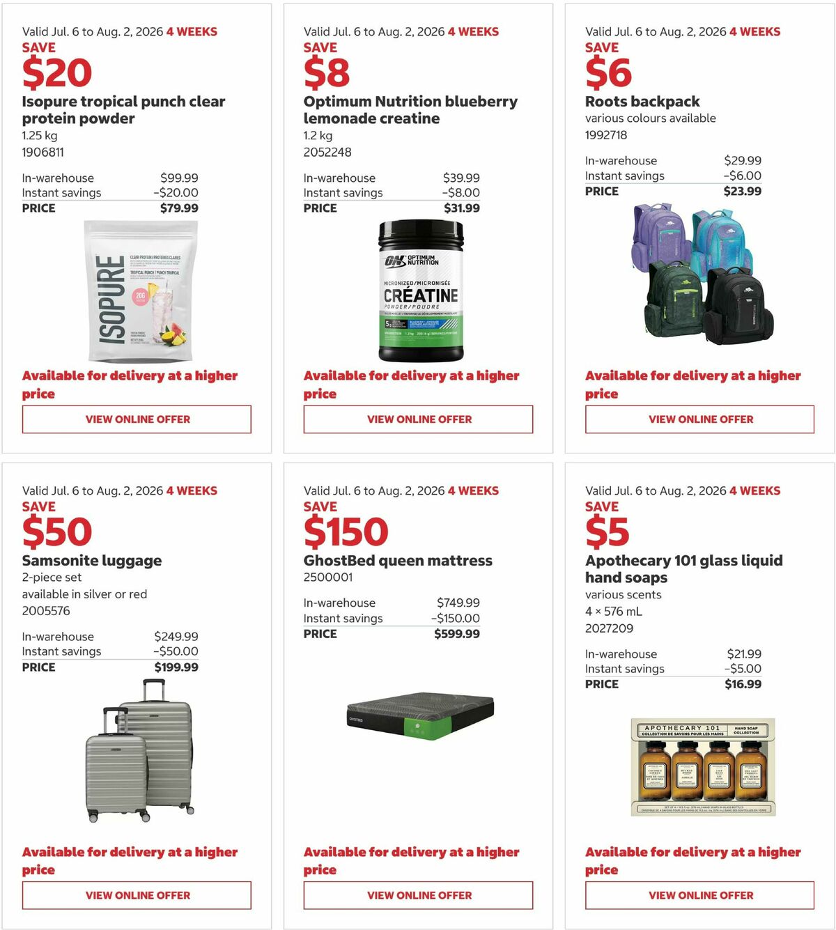 Costco Flyer from July 6