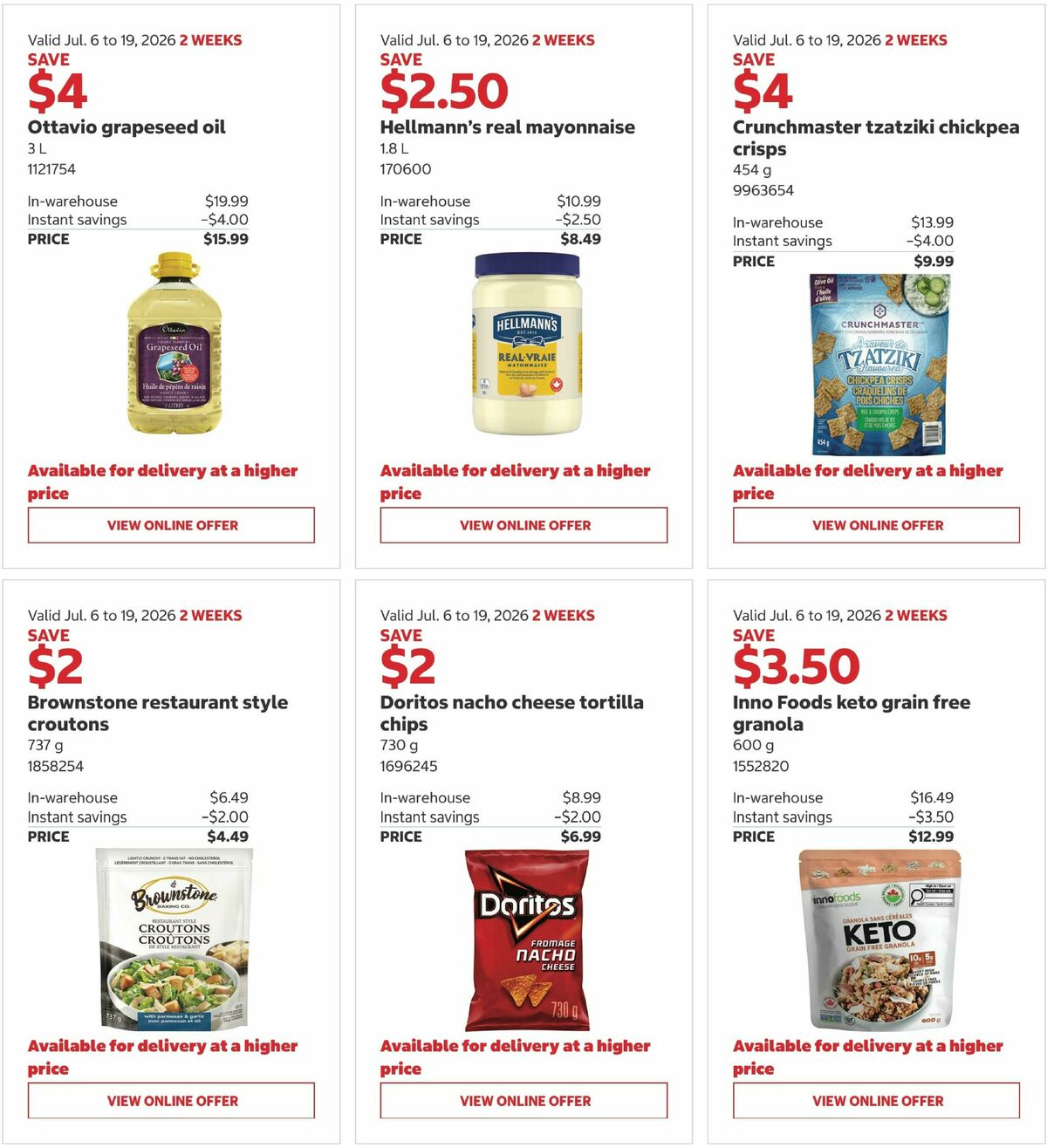 Costco Flyer from July 6