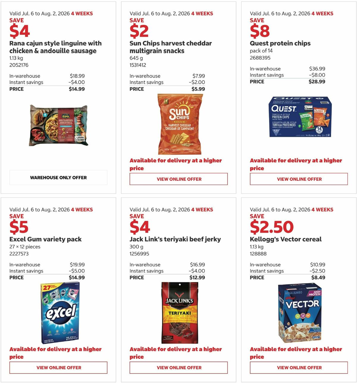 Costco Flyer from July 6