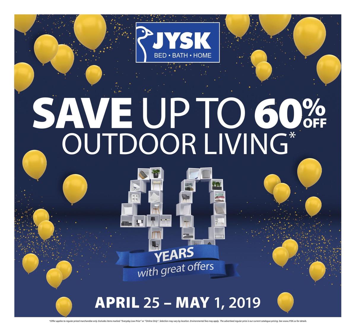 JYSK Flyer from April 25