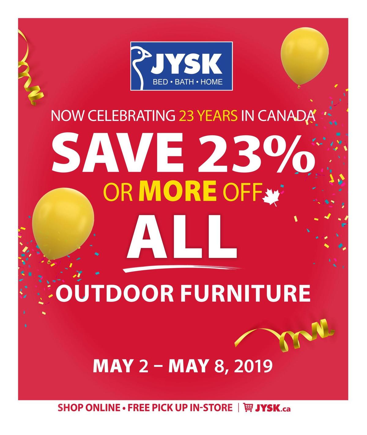 JYSK Flyer from May 2