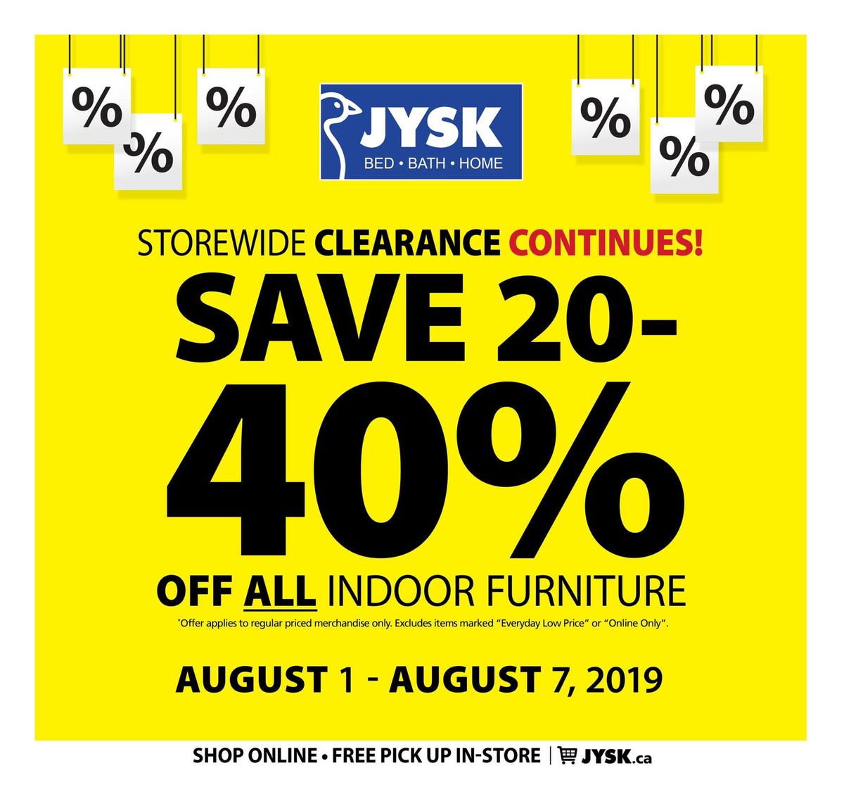 JYSK Flyer from August 1