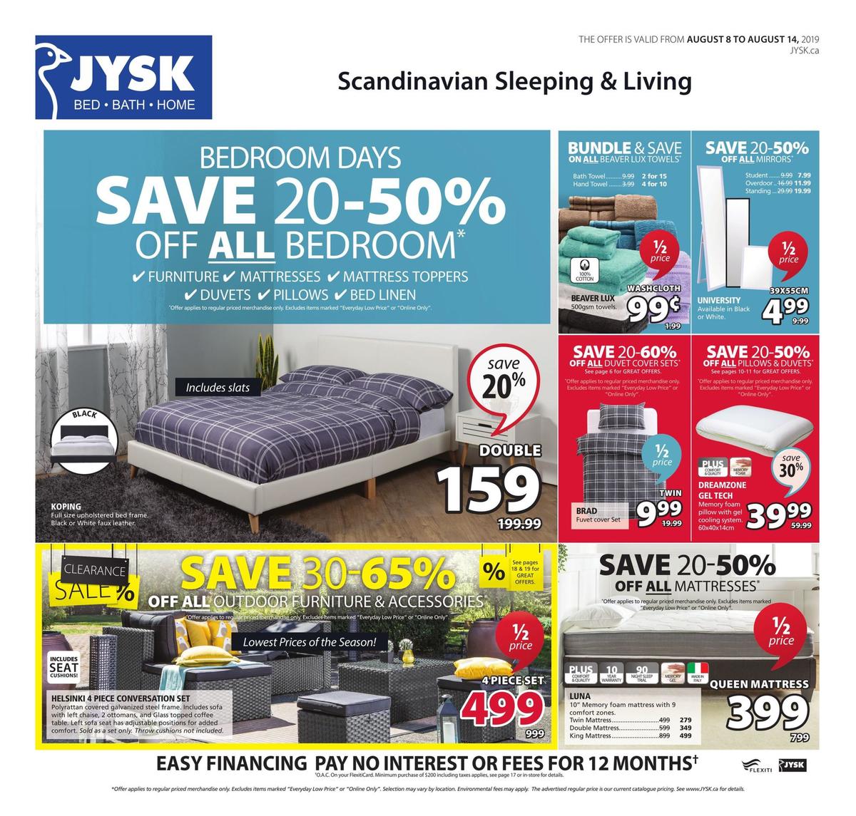 JYSK Flyer from August 8