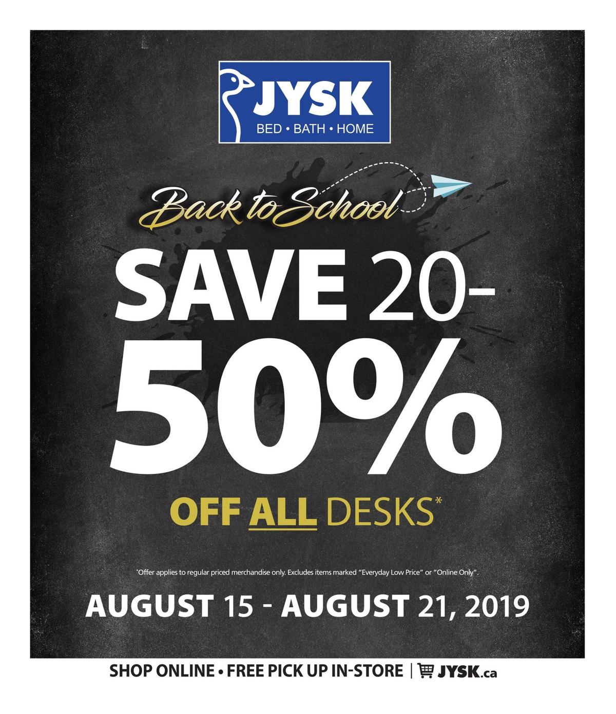 JYSK Flyer from August 15