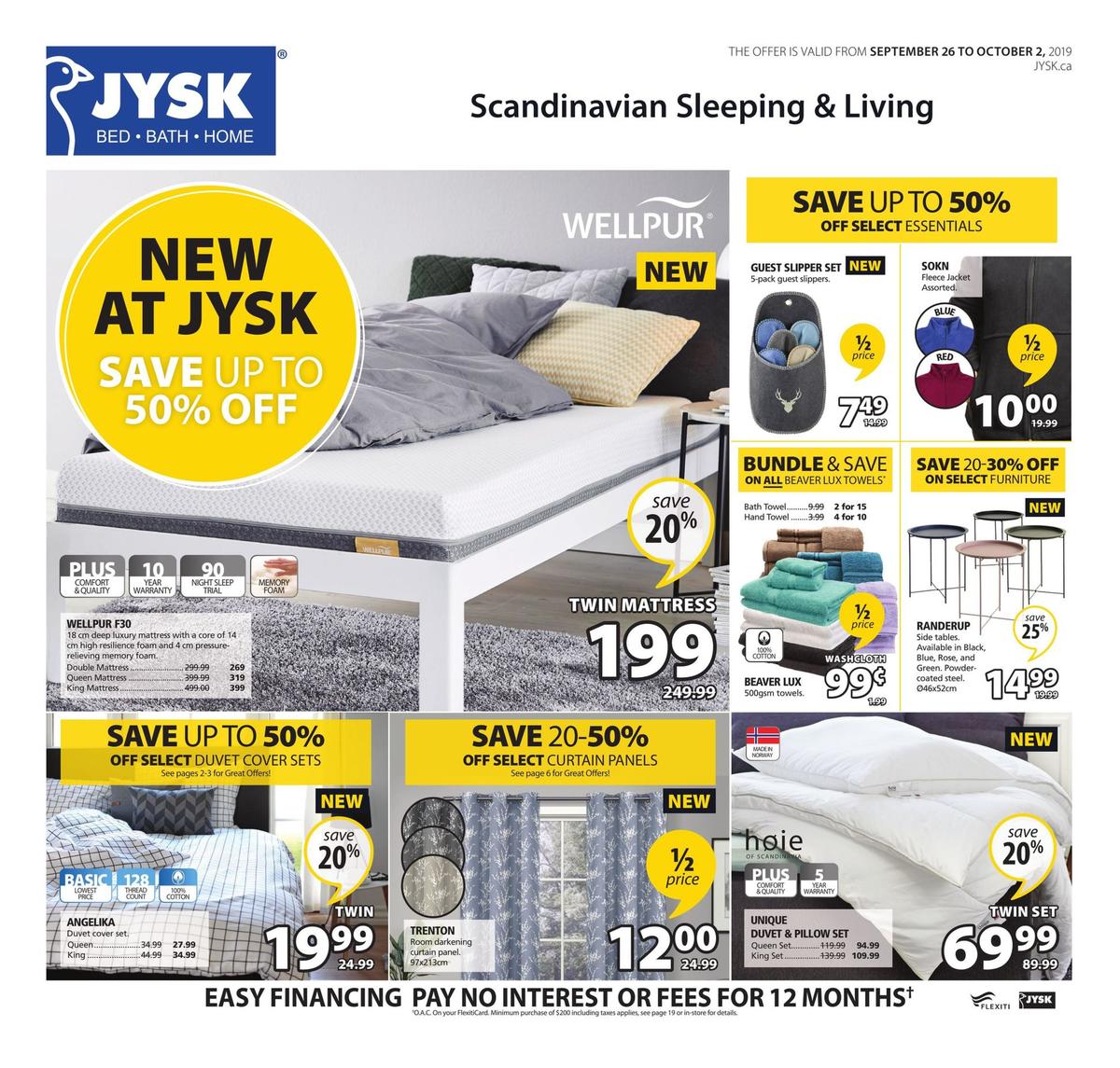 JYSK Flyer from September 26